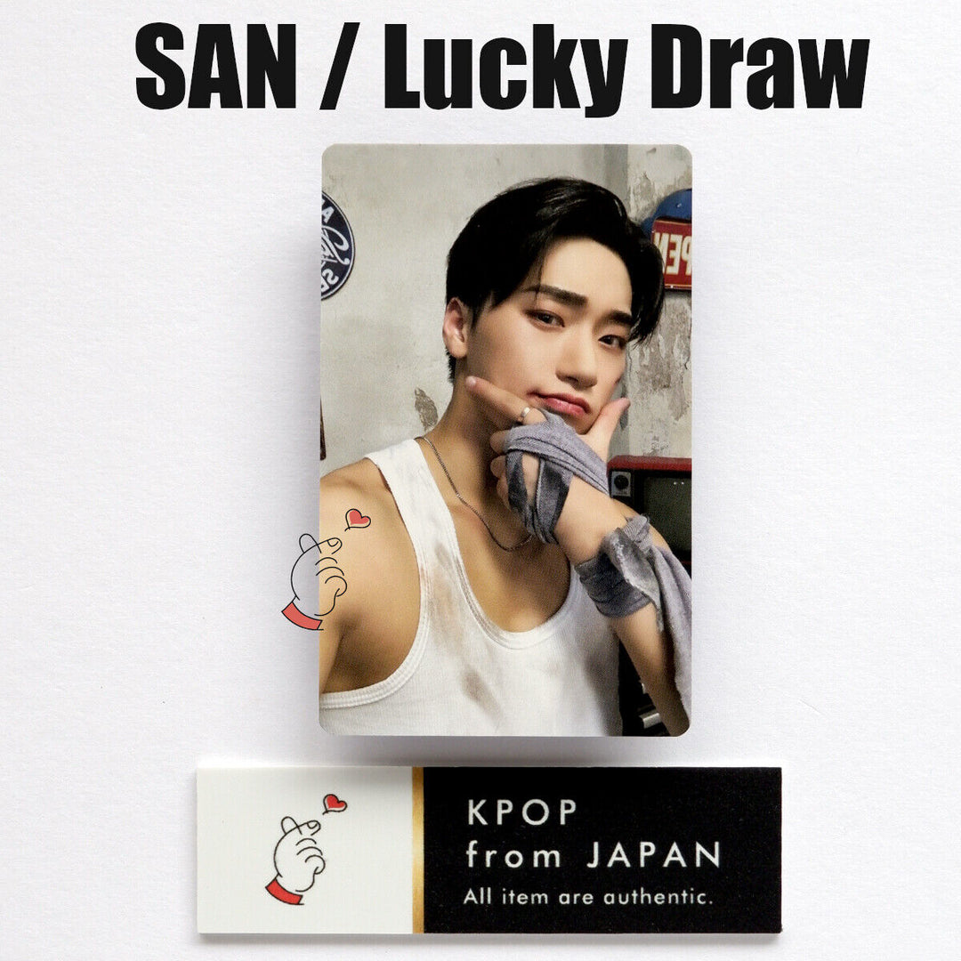 SAN ATEEZ THE WORLD EP.2:OUTLAW POB Lucky draw photocard Rakuten UMS japan