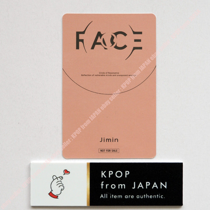 JIMIN FACE JPFC Tienda de música universal POB holograma de tarjeta fotográfica oficial UMS FC 