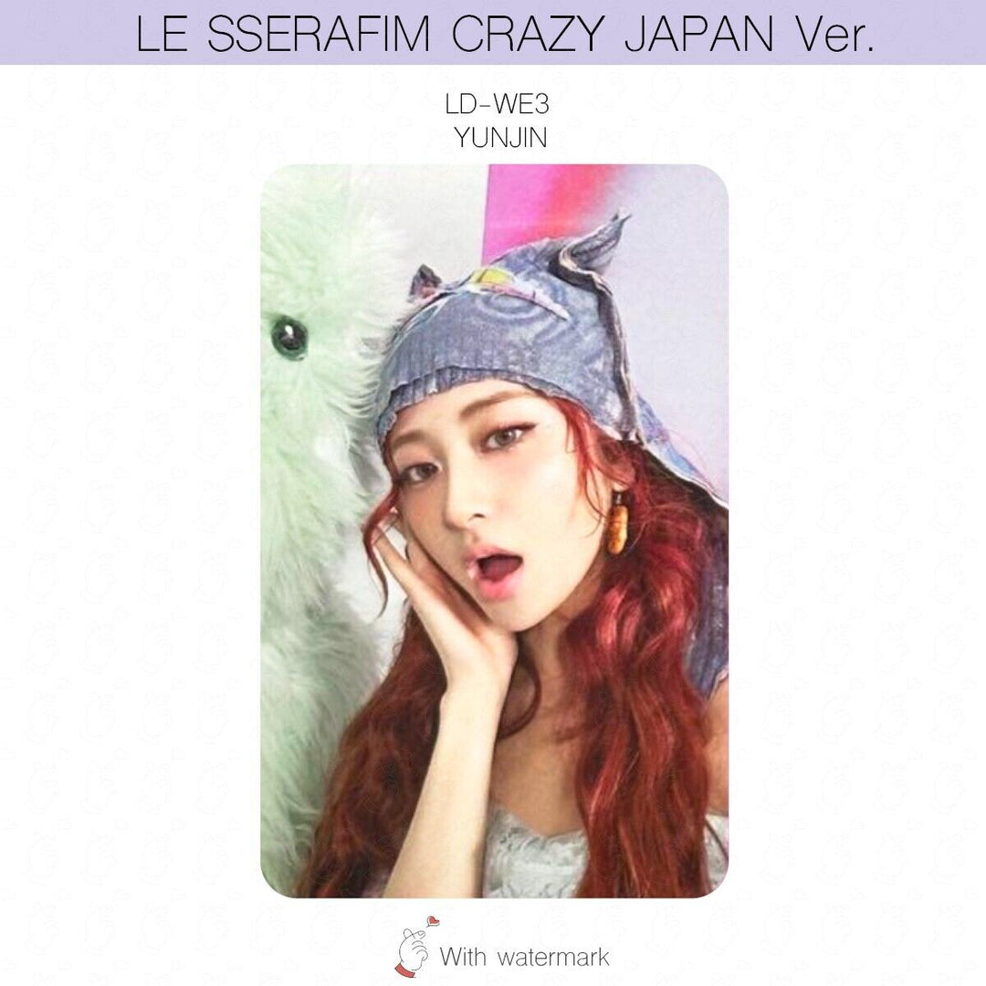 LE SSERAFIM CRAZY JAPAN ver. ALBUM POB LUCKY DRAW PHOTOCARD WEVERSE UMS HMV UNIT