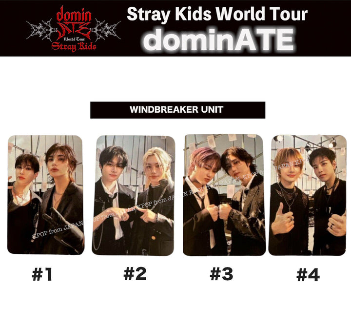 STRAY KIDS WORLD TOUR DOMINATE ATE SEOUL STAY ZONE PHOTOCARD SKZ SKZOO UNIT CAFE