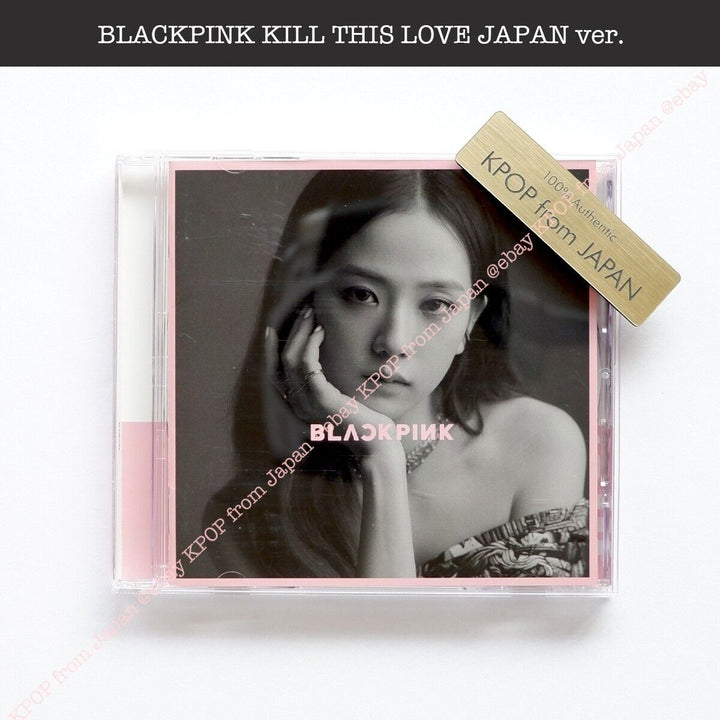 JISOO BLACKPINK KILL THIS LOVE Versión JP CD + Tarjeta fotográfica oficial Álbum JAPÓN 