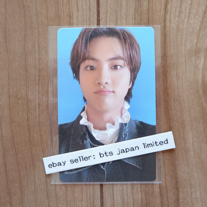 BTS JIN Butter Official Photo card Cream Peaches Fan club Selfie PC