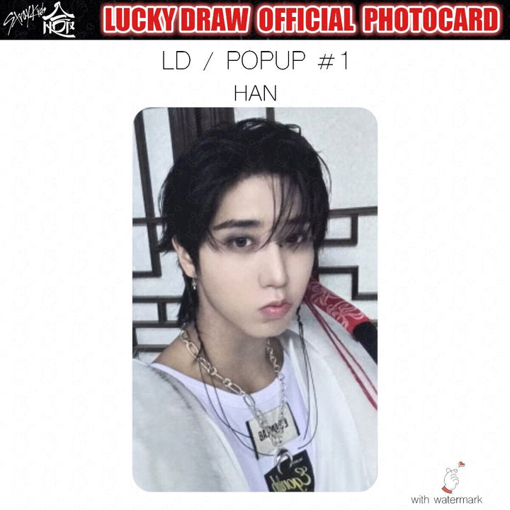 PRE STRAY KIDS HOP LUCKY DRAW SOUNDWAVE POP-UP OFFICIAL PHOTOCARD POLAROID POPUP