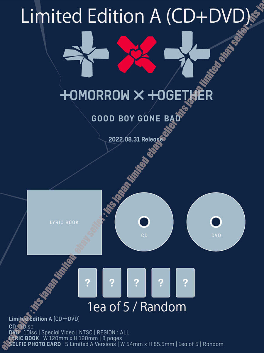 TOMORROW X TOGETHER TXT GOOD BOY GONE BAD Universal , weverse solo POB GBGB