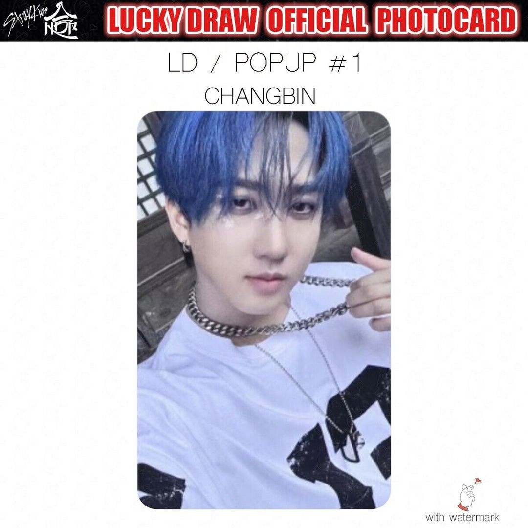 PRE STRAY KIDS HOP LUCKY DRAW SOUNDWAVE POP-UP OFFICIAL PHOTOCARD POLAROID POPUP