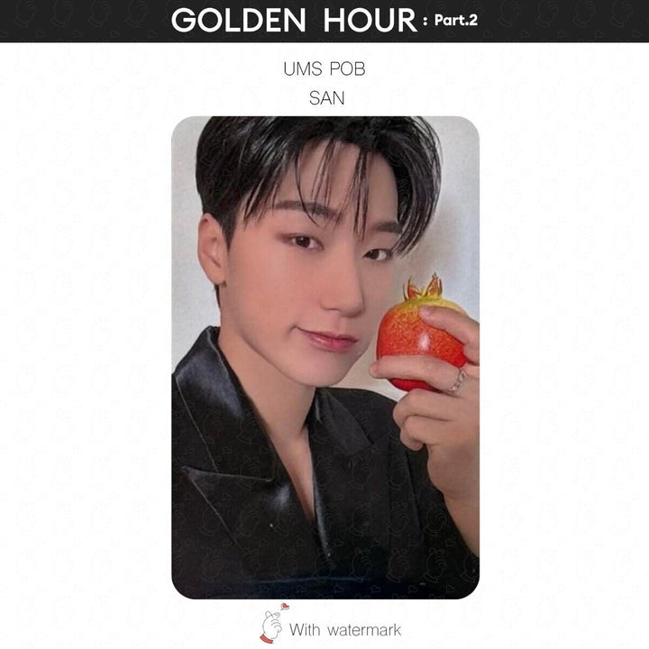 ATEEZ GOLDEN HOUR Part.2 JAPAN STORE BENEFIT POB PHOTOCARD JPFC UMS HMV pt2