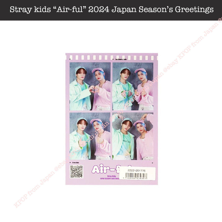 Stray Kids Air-ful JYP POB Photocard 4-cut 2024 JAPAN SEASON’S GREETINGS SEASONS