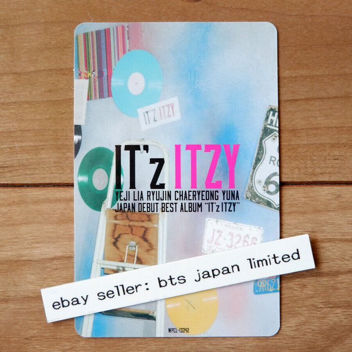 ITZY LIA IT'z Tarjeta fotográfica oficial Tarjeta fotográfica AB 1st Limited Japan PC 