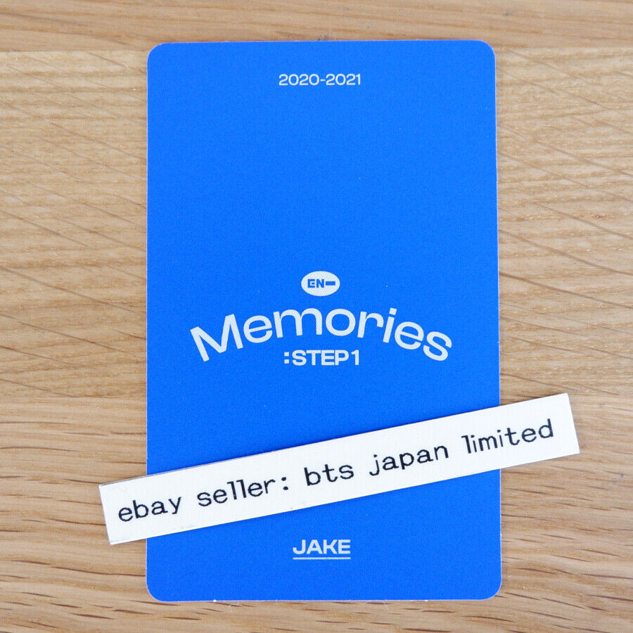 ENHYPEN JAKE Memories : Step 1 Official Photocard DVD DIGI CODE POM