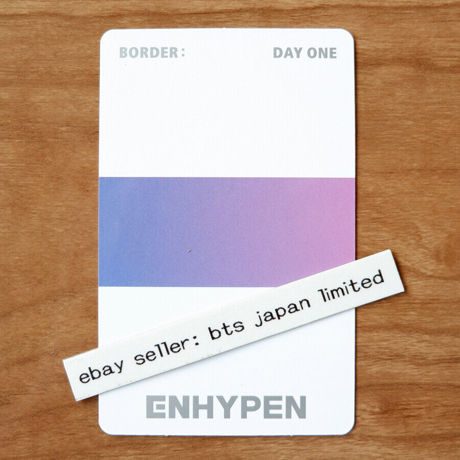 ENHYPEN BORDER : DAY ONE Heeseung Official Photo card PC Photocard