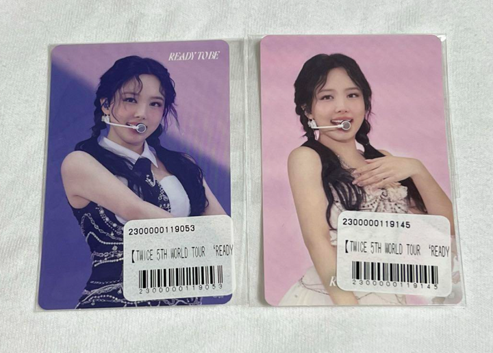 TWICE Japan Online Lottery Official Sticker 5th WORLD TOUR READY TO BE in Japan