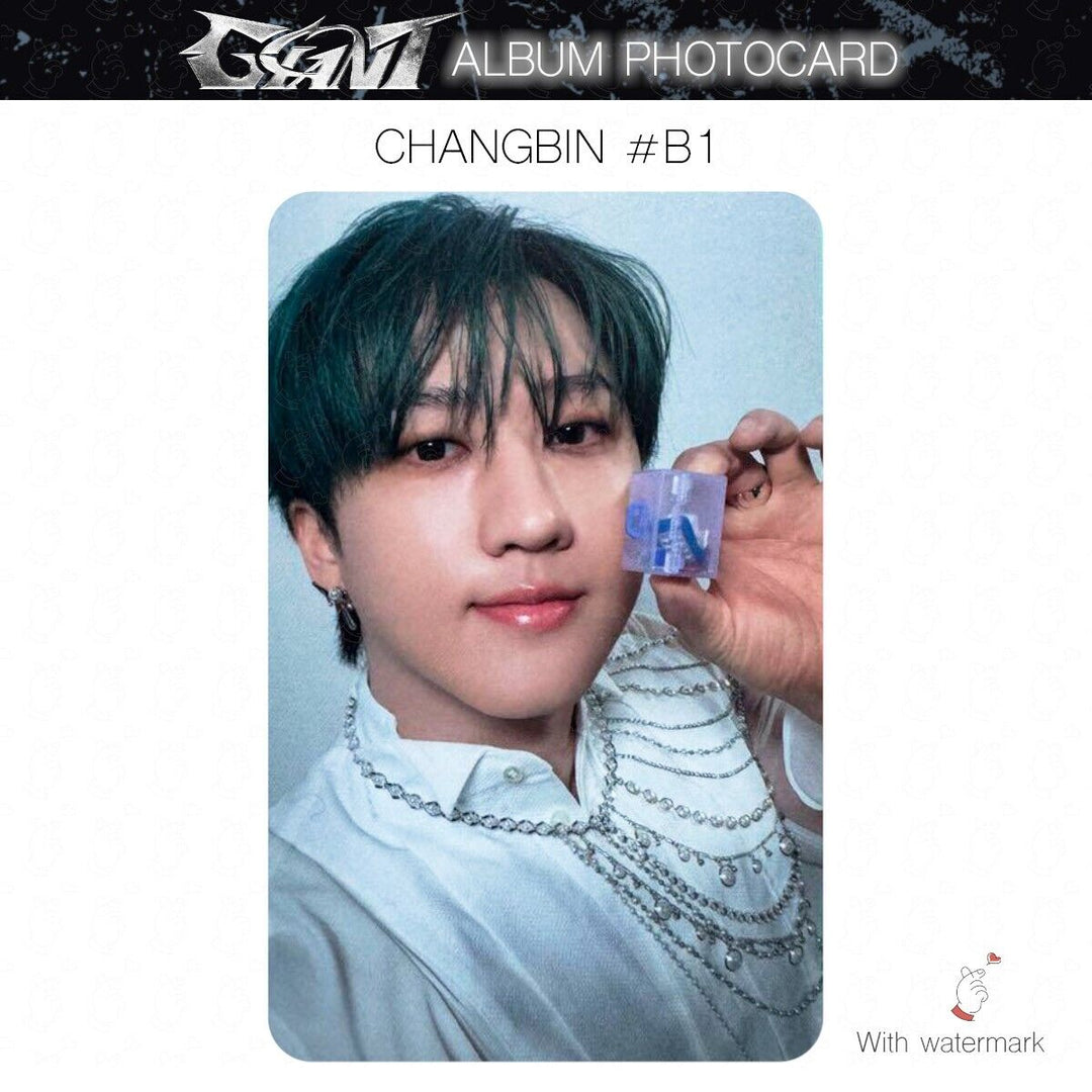 CHANGBIN STRAY KIDS GIANT JAPAN ALBUM PHOTOCARD POB LUCKY DRAW SOLO SONY