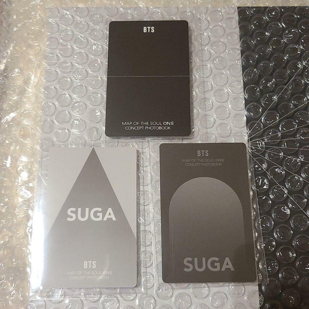 BTS SUGA CLUE ROUTE HOLOGRAM MAP OF THE SOUL MOS ONE CONCEPT BOOK Photo card