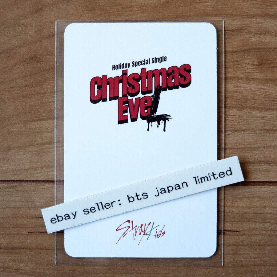 Stray Kids Bang Chan Christmas EveL Official Photocard CONCEPT GLITTER POB PC