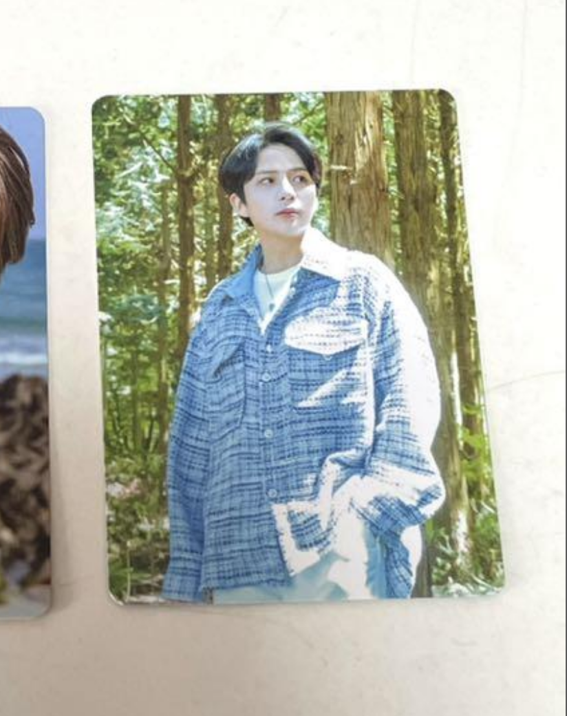 ATEEZ JONGHO DREAMERS Tarjeta fotográfica oficial Selfie PC Tower graba JONG HO 