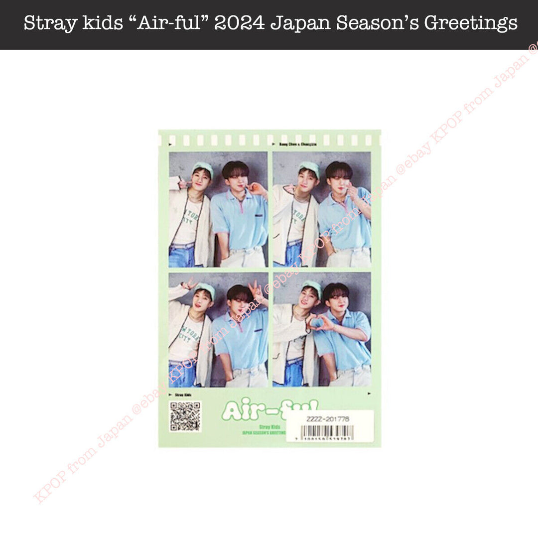 Stray Kids Air-ful JYP POB Photocard 4-cut 2024 JAPAN SEASON’S GREETINGS SEASONS