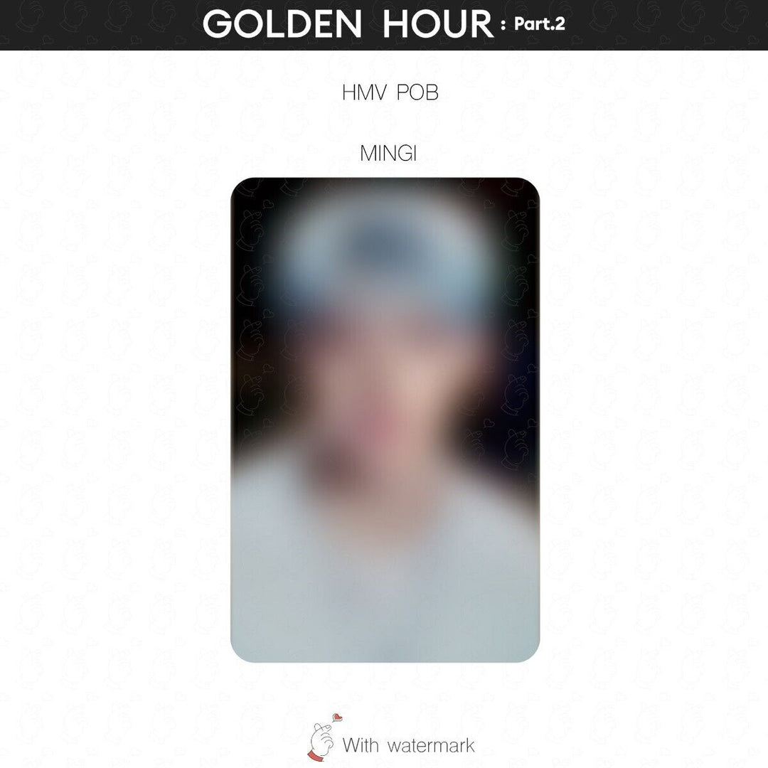 PRE ATEEZ GOLDEN HOUR Part.2 JAPAN STORE BENEFIT POB PHOTOCARD JPFC UMS HMV pt2