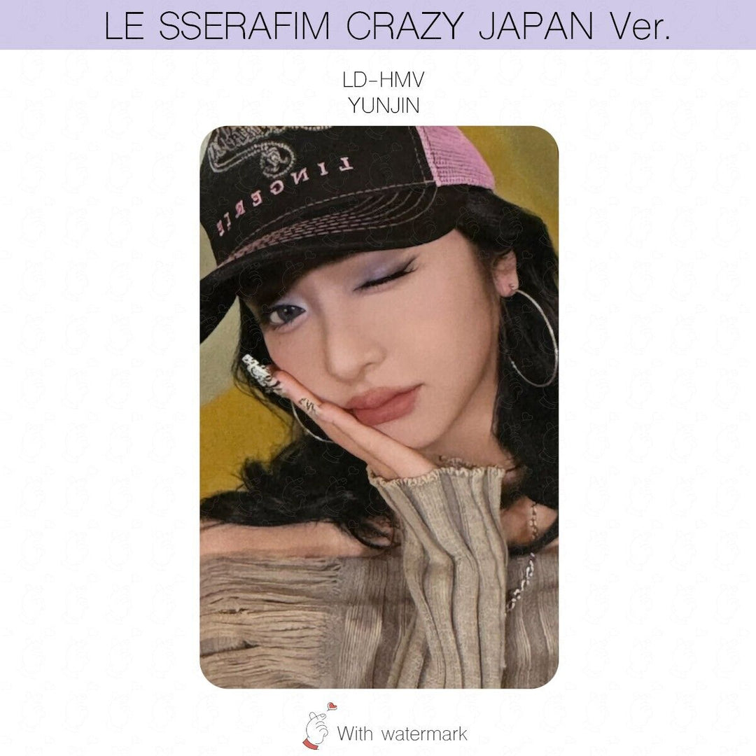 LE SSERAFIM CRAZY JAPAN ver. ALBUM POB LUCKY DRAW PHOTOCARD WEVERSE UMS HMV UNIT