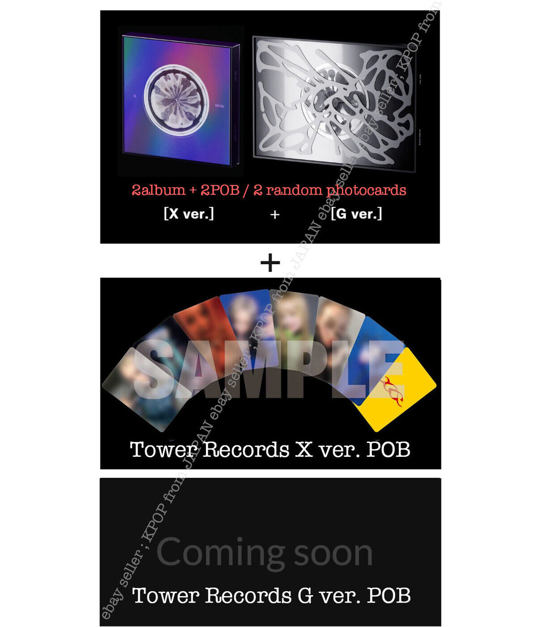 PREORDER XG NEW DNA 2Album + 2POB set Japan Official Weverse HMV Tower record