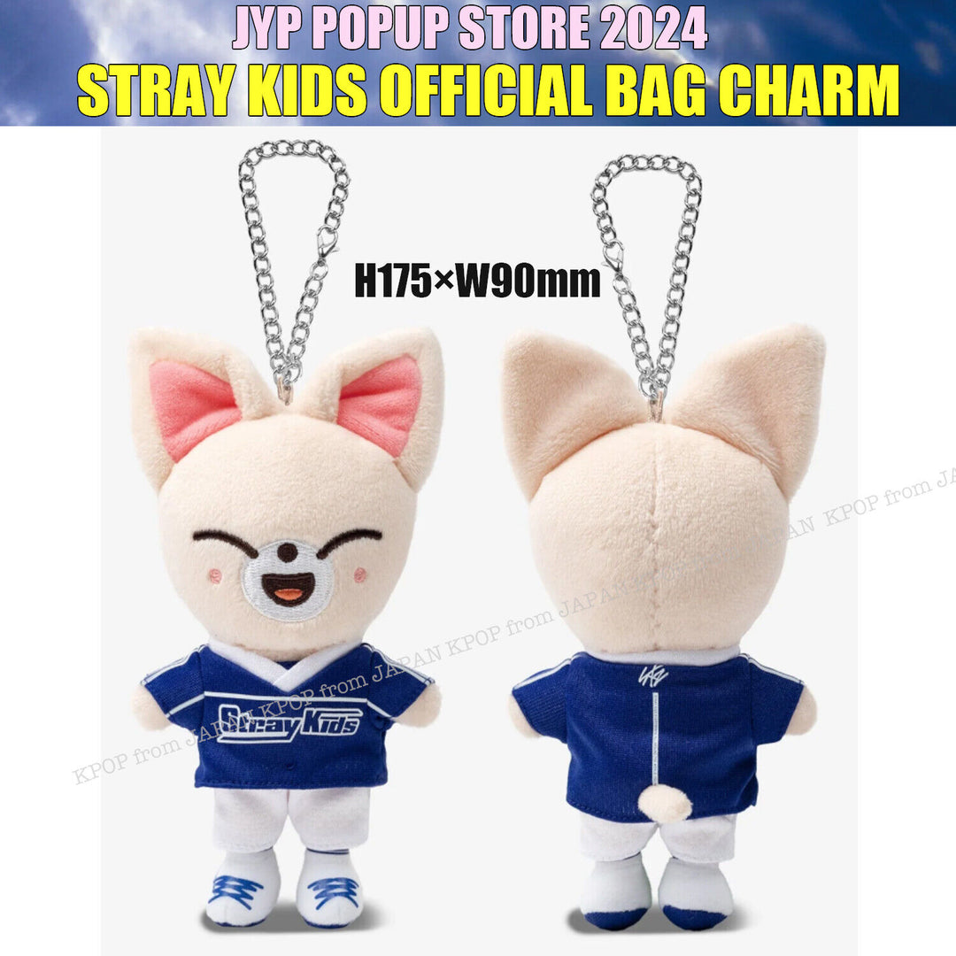 PRE Stray kids JYP JAPAN POPUP STORE 2024 BAG CHARM Wolf Chan Leebit Jiniret Han