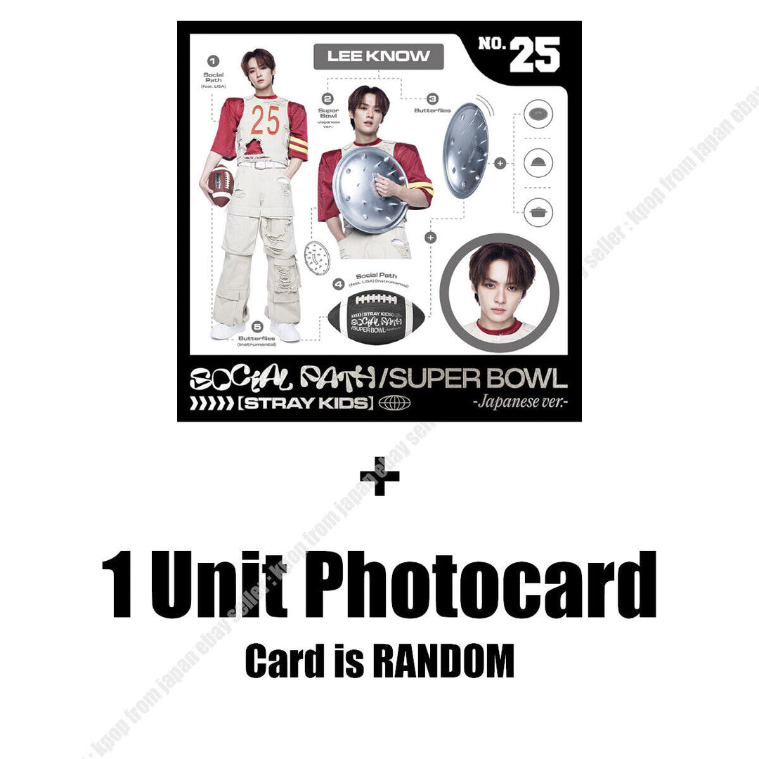 Stray Kids Social Path JAPAN A B Standard Solo FC POB Unit photocard Album