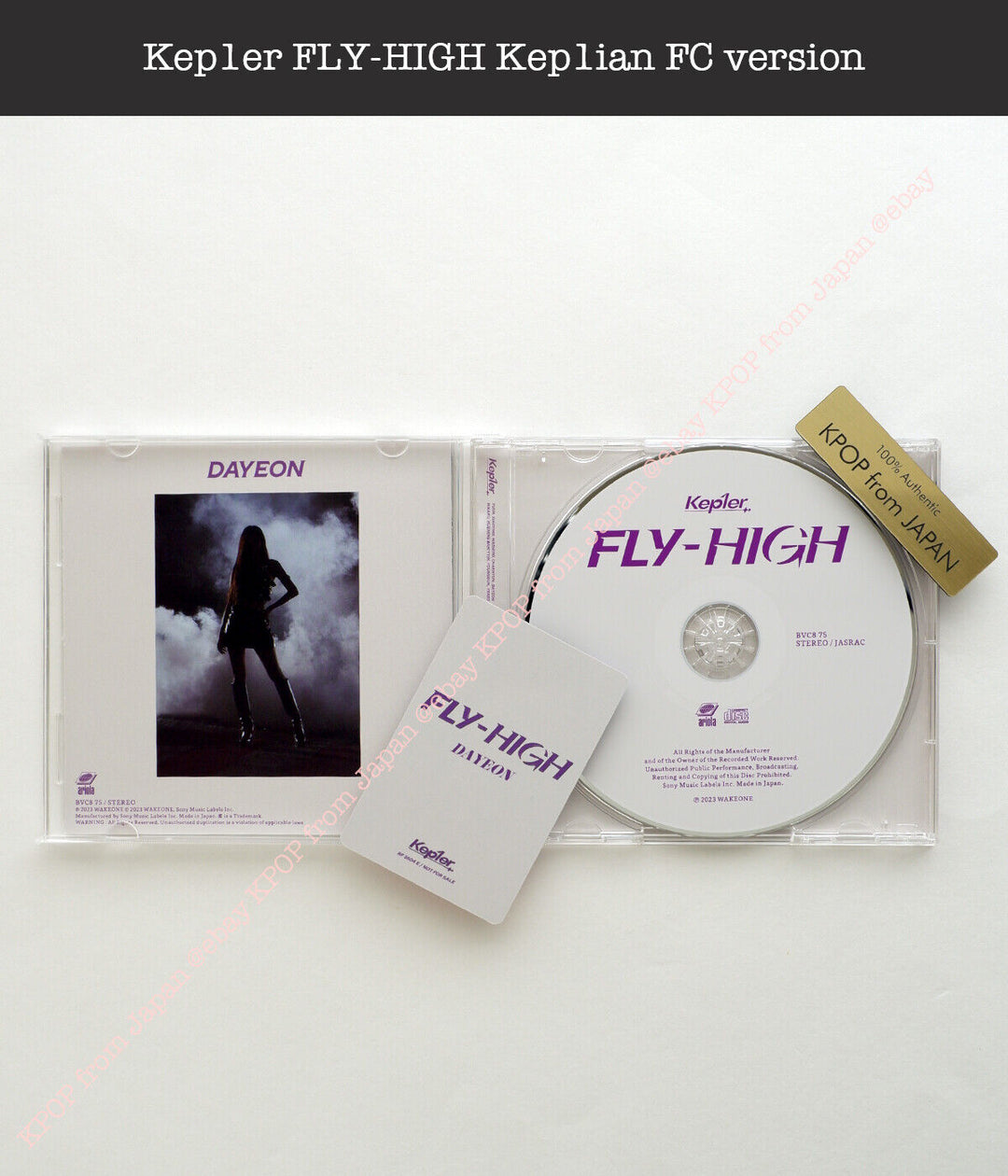 Kep1er FLY HIGH Official Kep1ian ver. CD + Photocatd JPFC Fan club FLY-HIGH