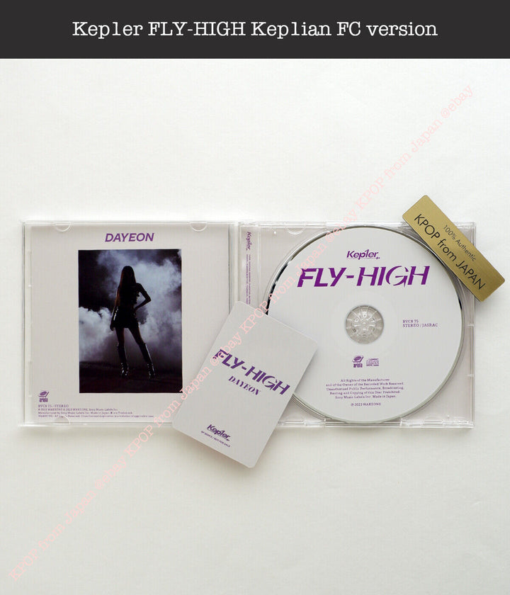 Kep1er FLY HIGH Official Kep1ian ver. CD + Photocatd JPFC Fan club FLY-HIGH