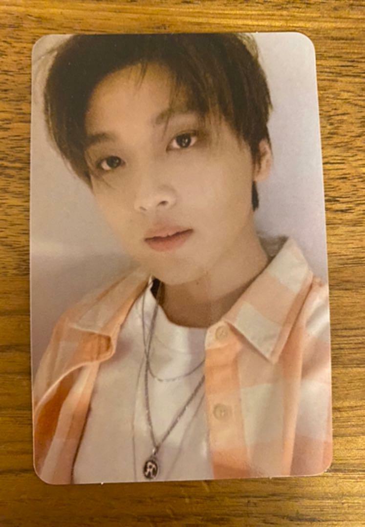 NCT DREAM Hot Sauce Haechan Tarjeta fotográfica oficial PC Crazy Bolling Chilling Cafe 7 