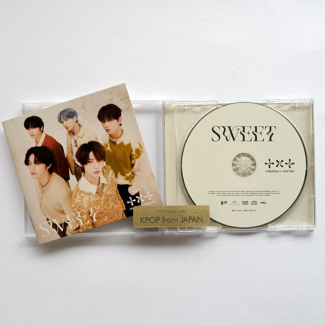 Opened TXT SWEET weverse UMS 7net POB TOMORROW X TOGETHER Japan album CD