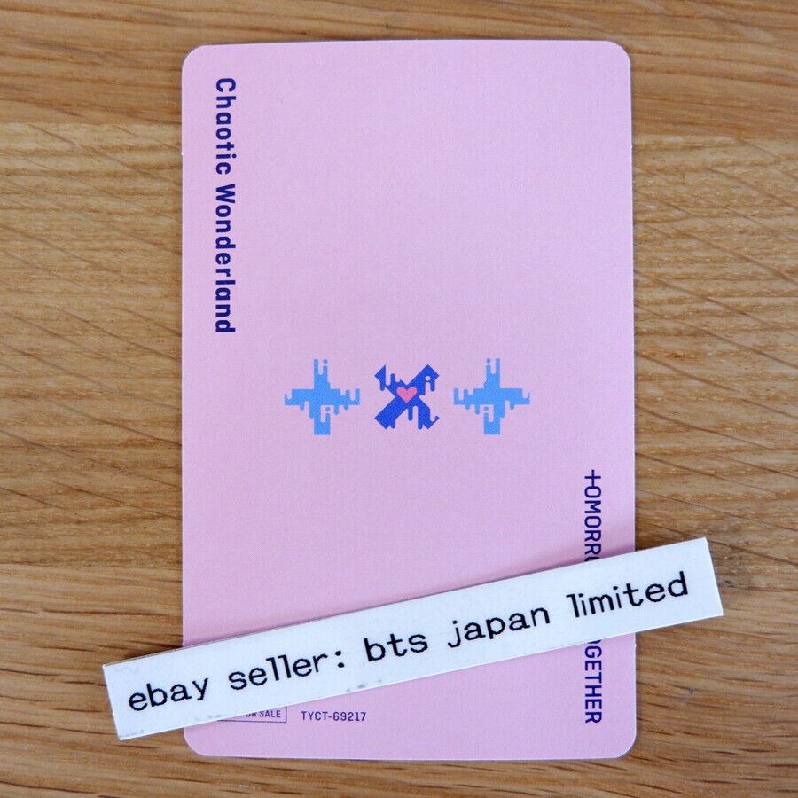 TXT Chaotic Wonderland Limited B ver. Unidad oficial PhotoCard Photo Card PC 