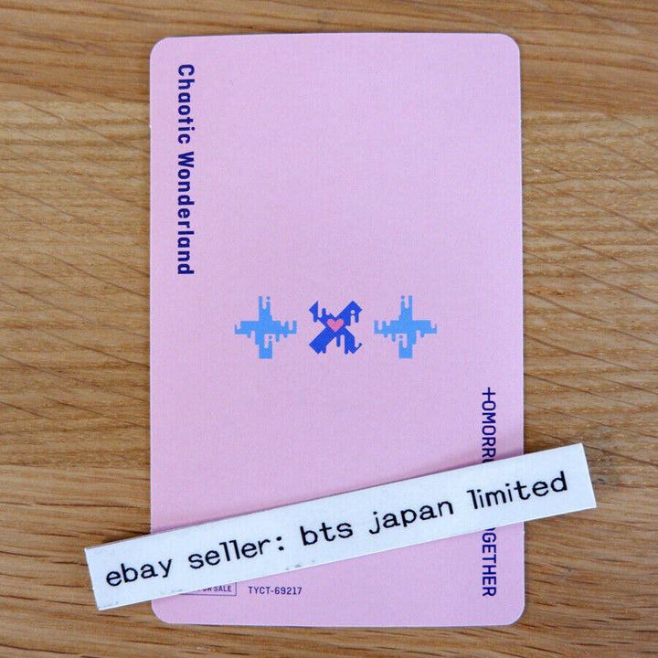 TXT Chaotic Wonderland Limited B ver. Official Unit PhotoCard Photo Card PC