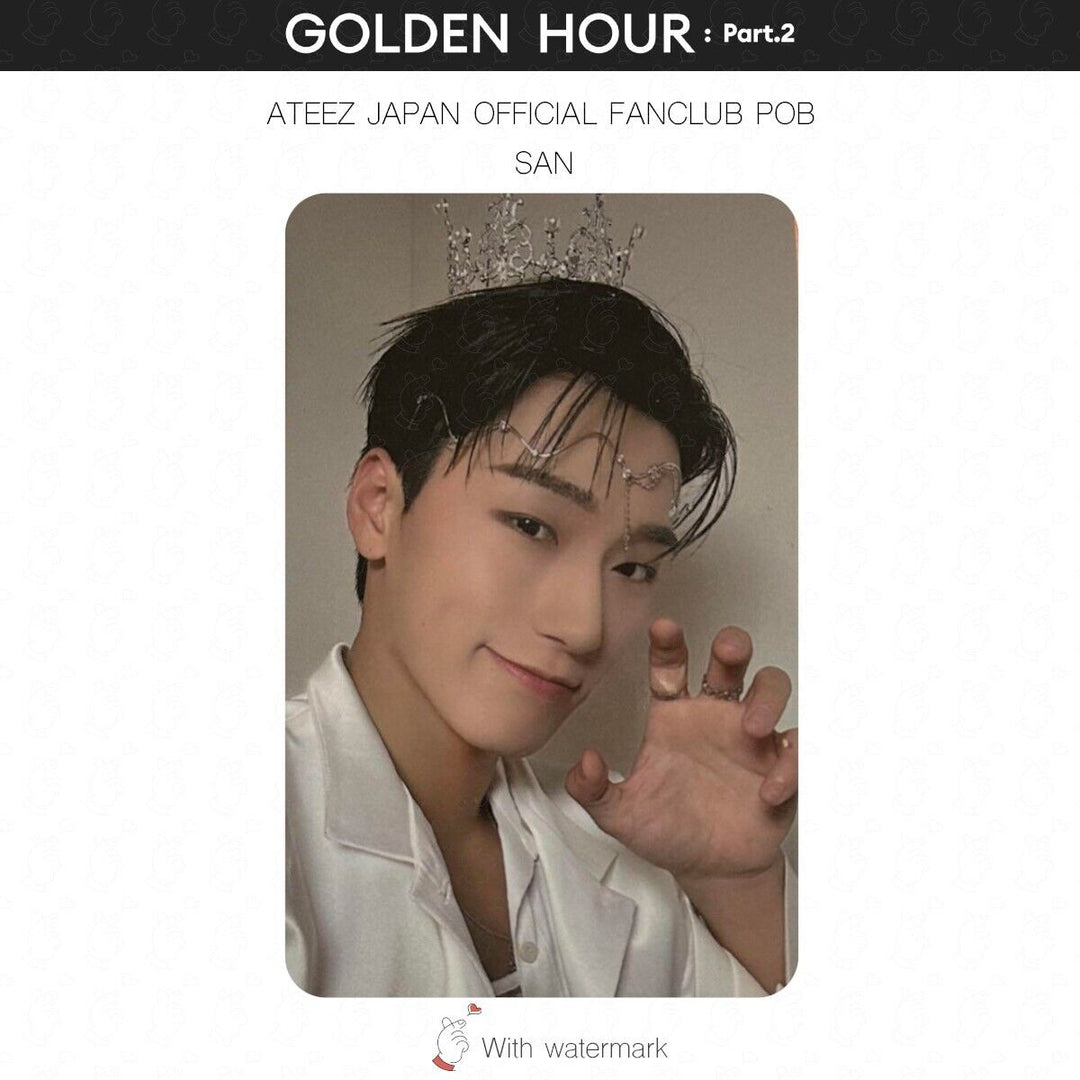 ATEEZ GOLDEN HOUR Part.2 JAPAN STORE BENEFIT POB PHOTOCARD JPFC UMS HMV pt2