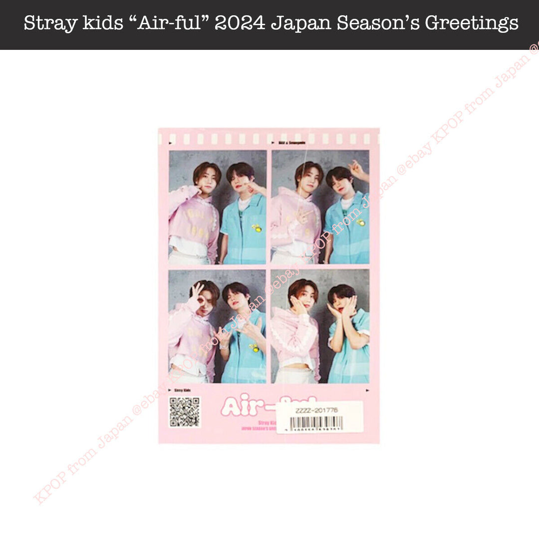 Stray Kids Air-ful JYP POB Photocard 4-cut 2024 JAPAN SEASON’S GREETINGS SEASONS