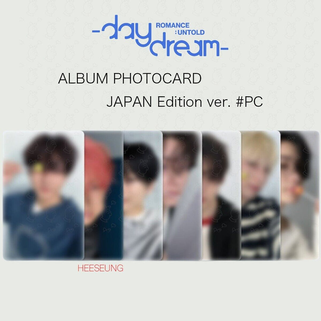 PRE ENHYPEN Repackage ROMANCE: UNTOLD daydream ALBUM / JAPAN POB PHOTOCARD