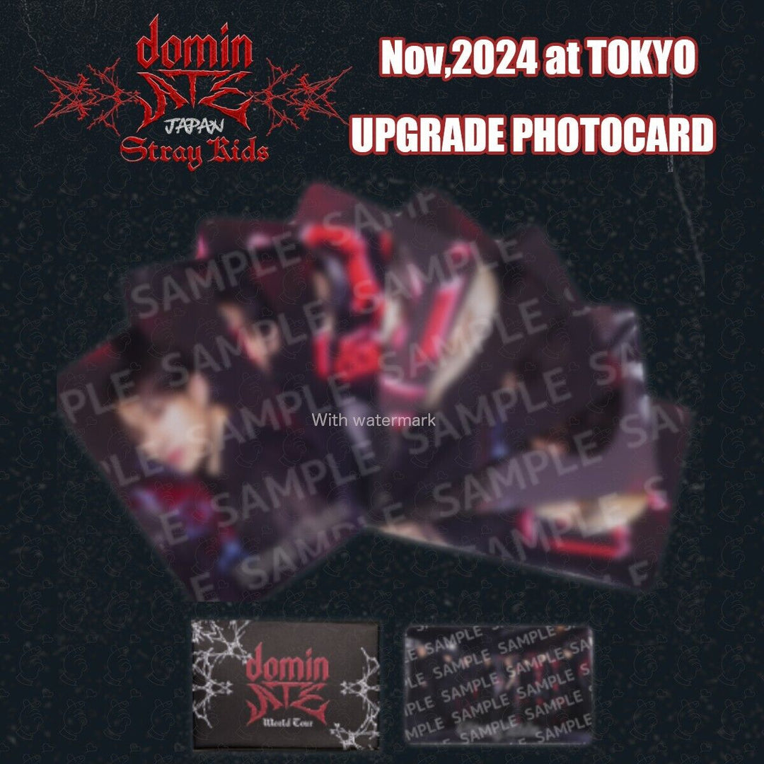 PRE Stray Kids World Tour dominATE JAPAN dominATE Sheet 樂 UPGRADE Photocard set