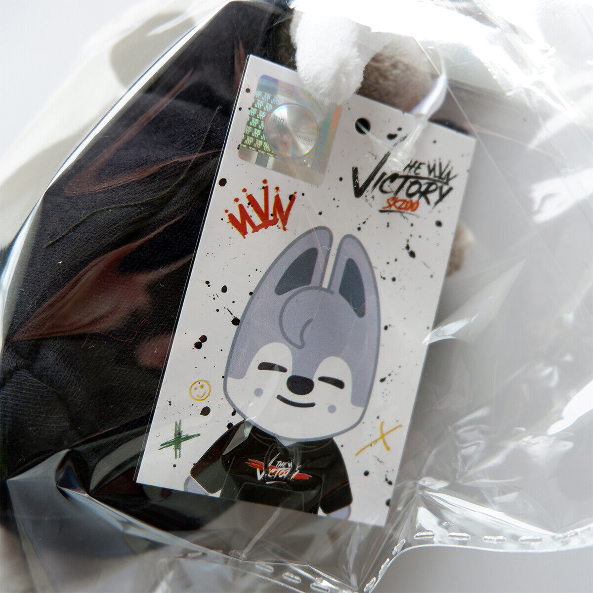 STRAY KIDS OFFICIAL THE VICTORY online POP UP SKZOO PLUSH MINI WOLFCHAN