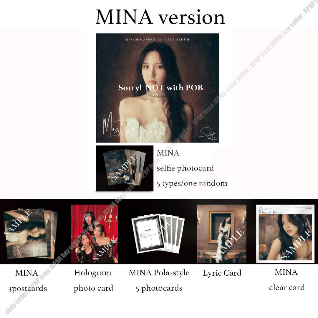 Unopened MISAMO Masterpiece ONCE MINA SANA MOMO Japan Album CD Master piece LP