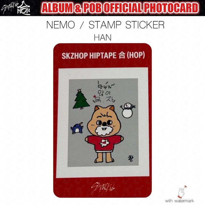 PRE STRAY KIDS SKZHOP HIPTAPE 合 HOP ALBUM PHOTO CARD JAPAN POB LUCKY DRAW