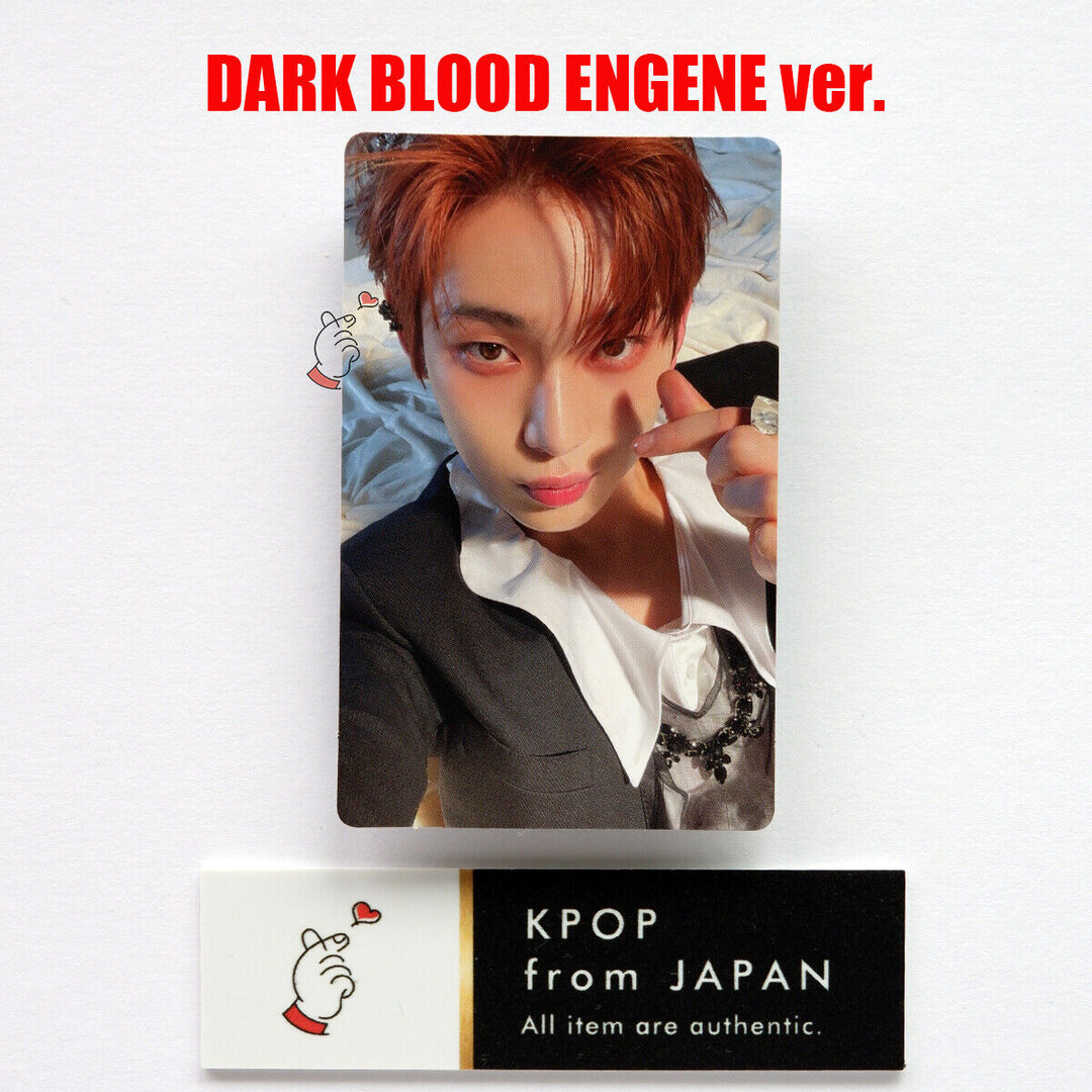 ENHYPEN DARK BLOOD ENGENE ver Tarjeta fotográfica oficial JUNGWON SUNGHOON HEESEUNG SUNOO 