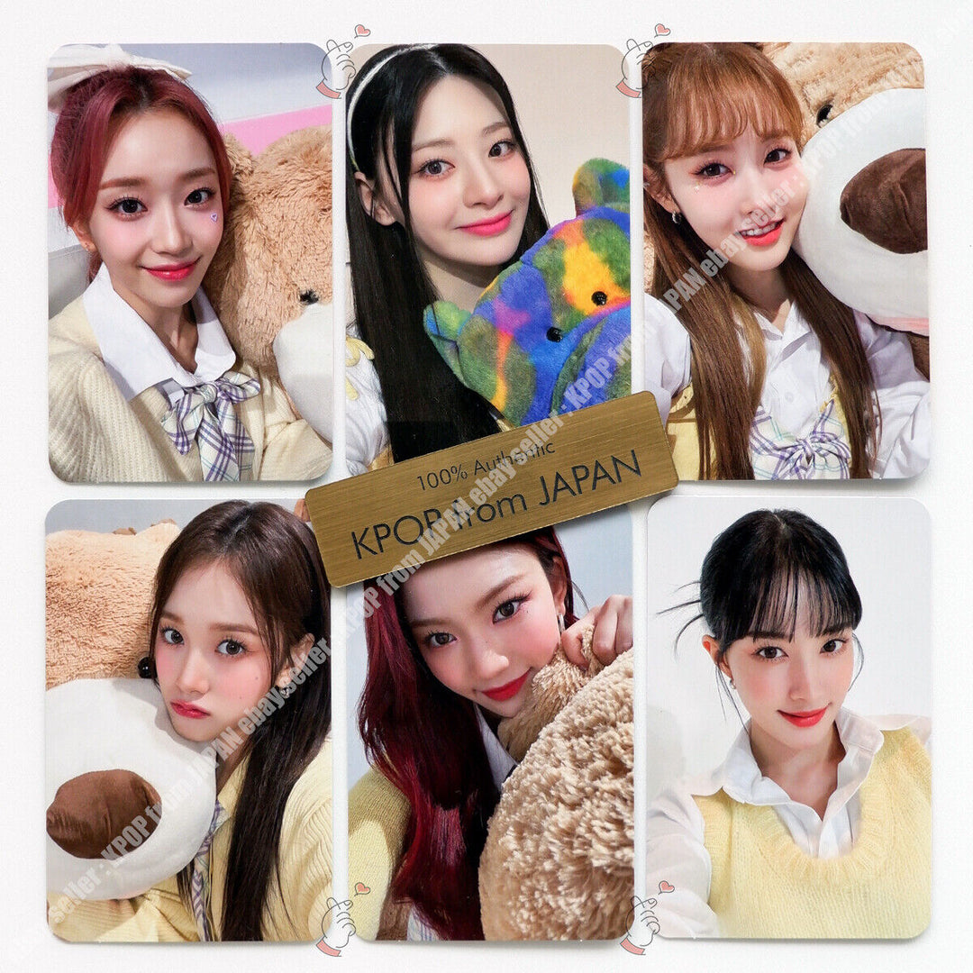 STAYC Teddy Bear Versión japonesa Tarjeta fotográfica oficial en solitario SUMIN SIEUN ISA SEEUN YOON 