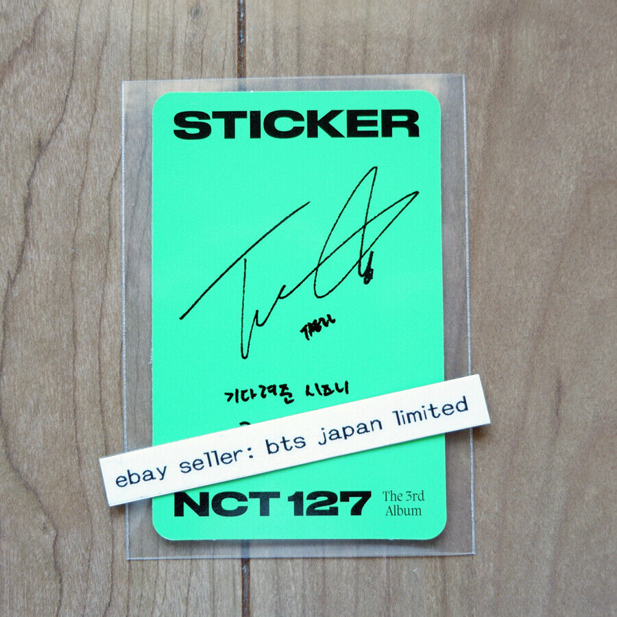 NCT 127 TAEIL Sticker Official Photocard Photo card PC NCT127