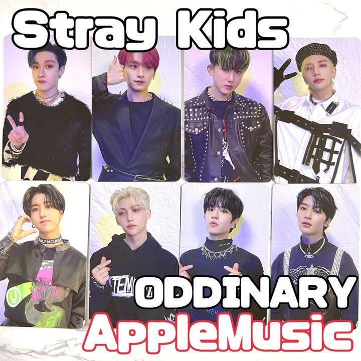 Stray kids ODDINARY apple music POB Official Photocard photo card PCS applemusic