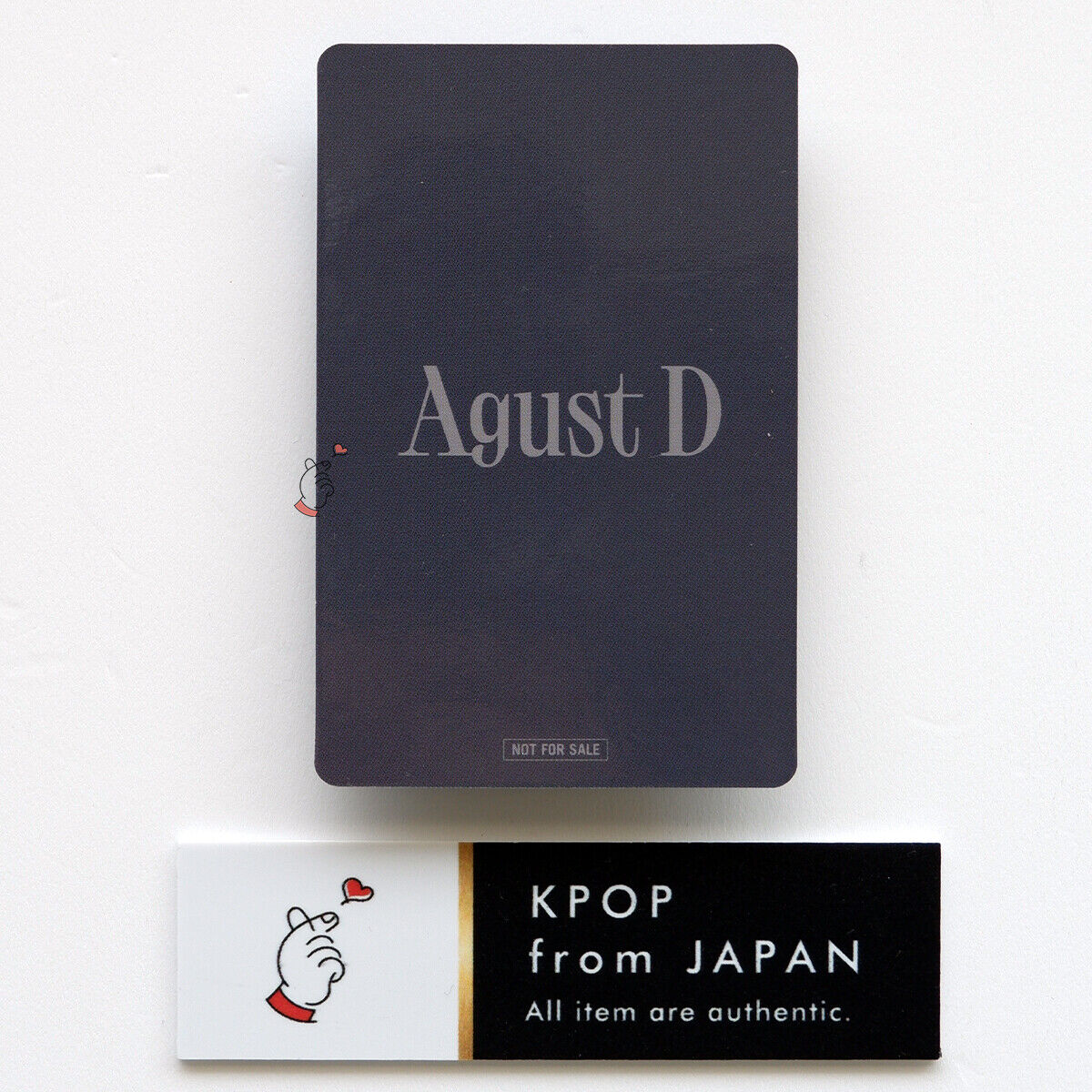 READ authentic DESCRIP Full proof Japan photo card set + suga jp pob