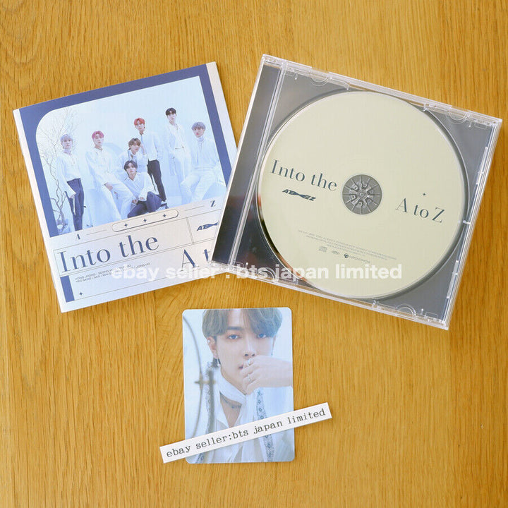 ATEEZ Into the A to Z Álbum original 1CD + Set de tarjetas fotográficas oficiales 