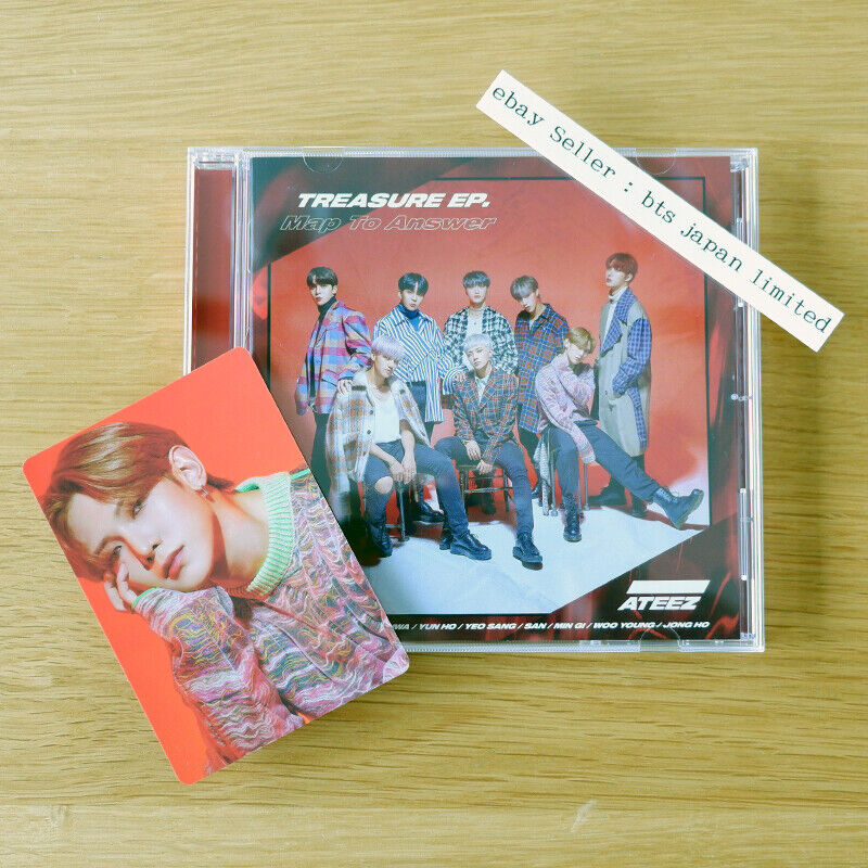 ATEEZ OFFICIAL TREASURE EP.Map To Answer Type-Z CD + Photocard Set Photo card