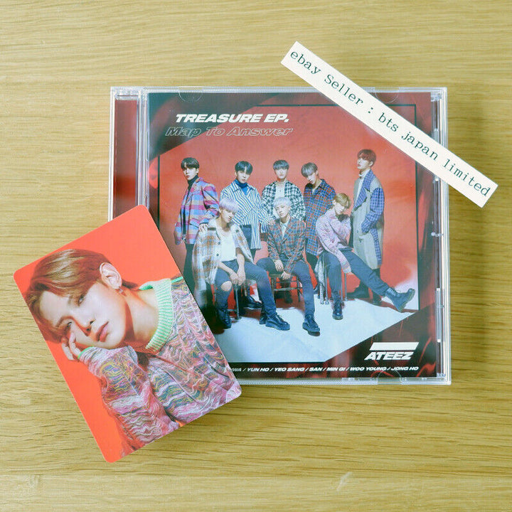 ATEEZ OFFICIAL TREASURE EP.Map To Answer Type-Z CD + Photocard Set Photo card