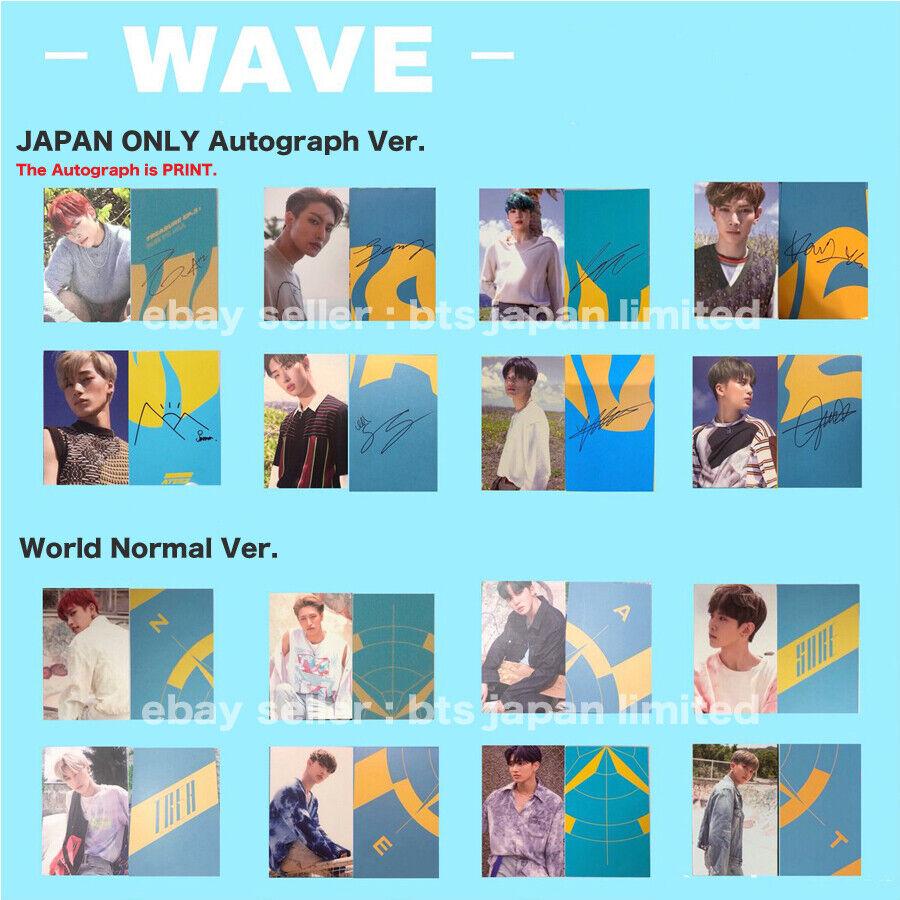 ATEEZ TREASURE EP.3: Uno para todos / WAVE ver. Tarjeta fotográfica oficial Photocard 