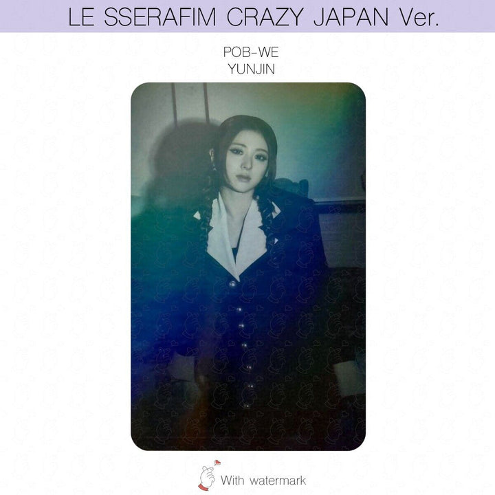 LE SSERAFIM CRAZY JAPAN ver. ALBUM POB LUCKY DRAW PHOTOCARD WEVERSE UMS HMV UNIT