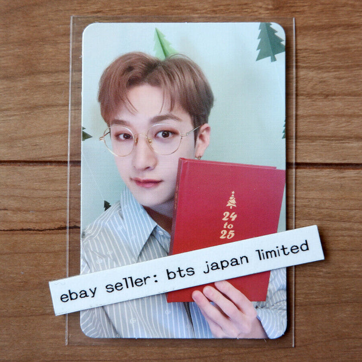 Stray Kids Bang Chan Christmas EveL Official Photocard CONCEPT GLITTER POB PC