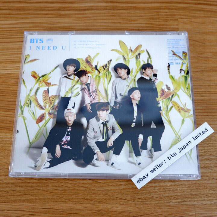 BTS I NEED U Japanese Ver. HMV , Pony Canyon , 1st Limited Edition CD DVD